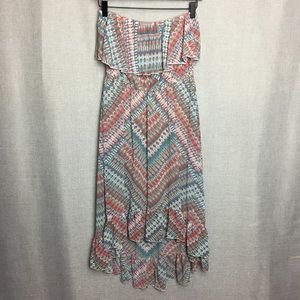 American Rag/ High Lo Strapless Dress Size M